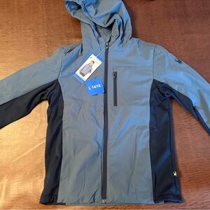 Spyder Blue Hooded Jacket with Zipper